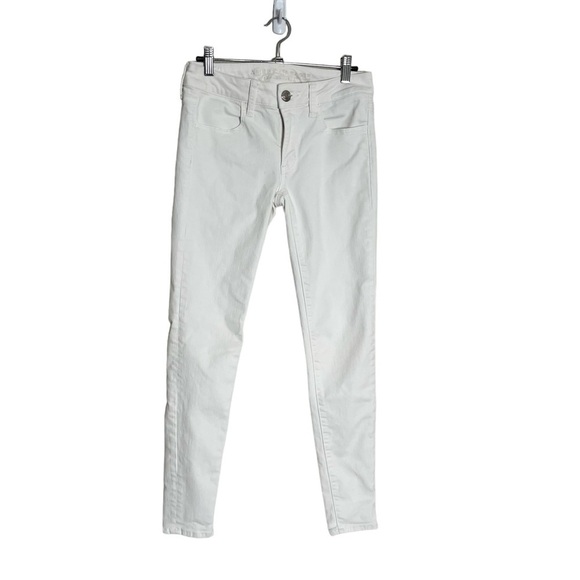 American Eagle White Super Stretch Jegging 2 - Picture 1 of 4